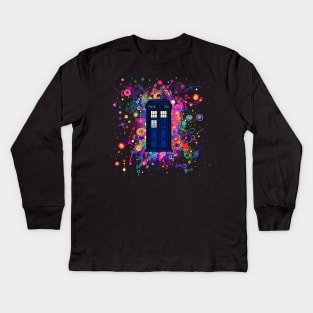 dr who Kids Long Sleeve T-Shirt